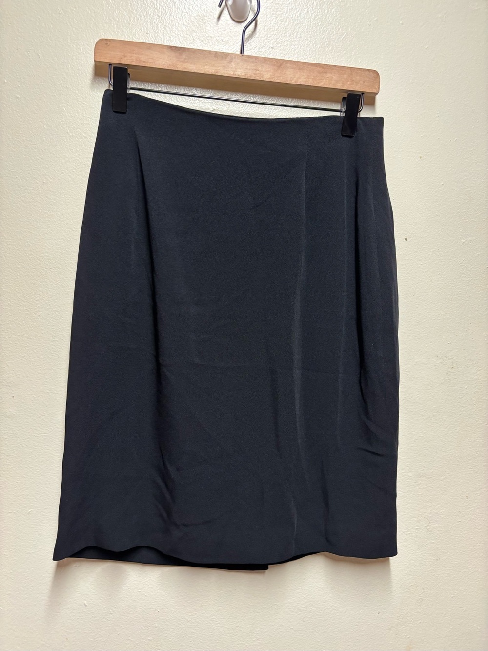VTG Ann Taylor black skirt women's 10 knee length